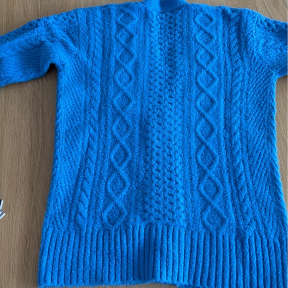 J. Crew Bright Blue Wool Long Cardigan - Picture 7 of 7